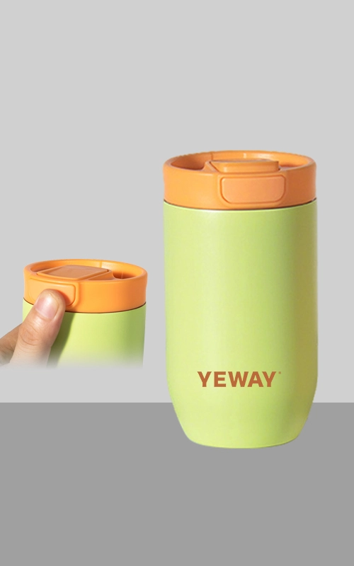 sports stainless steel thermos vacuum coffee cup support printing corporate logo